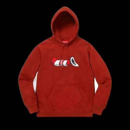 Supreme Cat in the Hat Hooded Sweatshirt 'Rust'