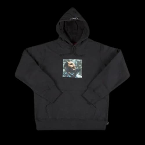 Supreme Marvin Gaye Hooded Sweatshirt 'Black'