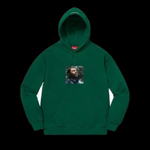 Supreme Marvin Gaye Hooded Sweatshirt 'Dark Green'