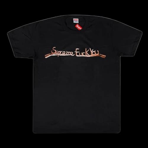 Supreme Fuck You Tee 'Black'