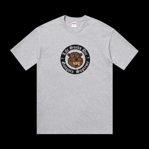 Supreme Life Sucks Die Tee 'Heather Grey'