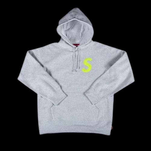 Supreme S Logo Hooded Sweatshirt 'Ash Grey'