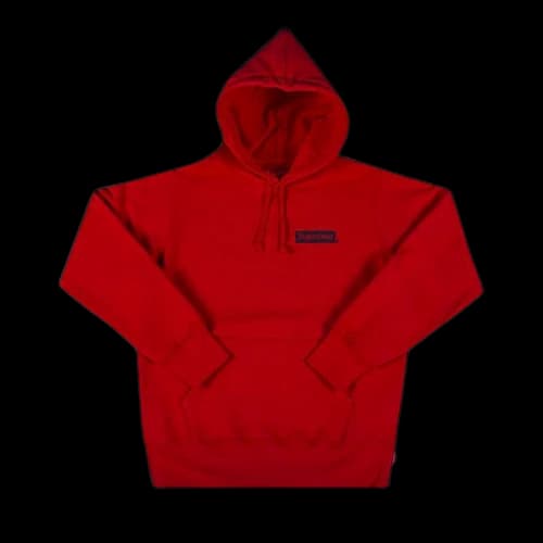 Supreme Stop Crying Hooded Sweatshirt 'Red'
