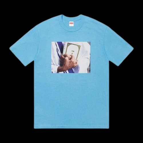Supreme Bible Tee 'Light Slate'