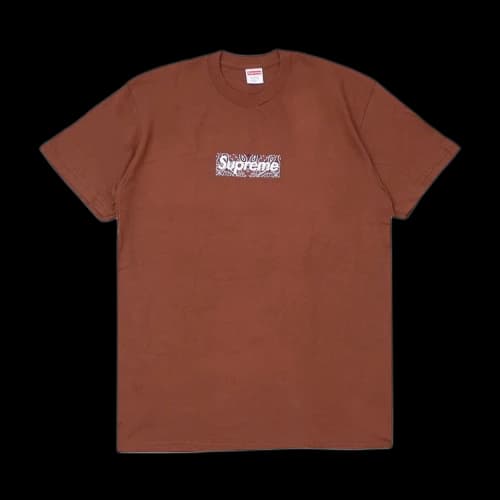 Supreme Bandana Box Logo Tee 'Brown'