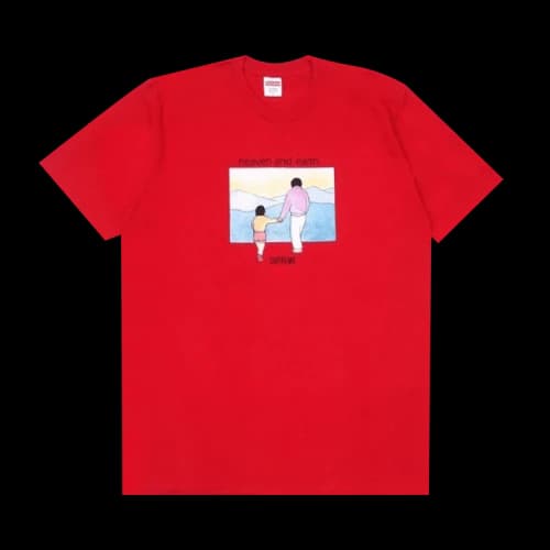 Supreme Heaven And Earth Tee 'Red'