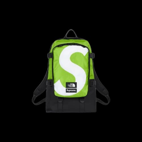 Supreme x The North Face S Logo Expedition Backpack 'Lime'