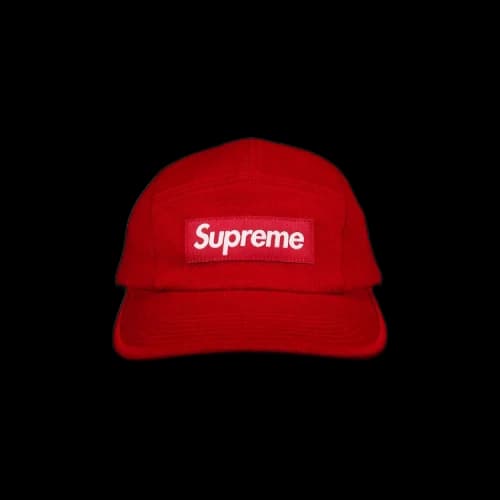 Supreme Wool Camp Cap 'Dark Red'