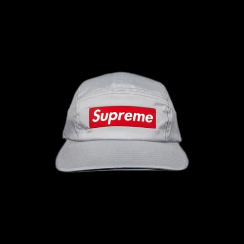Supreme Inset Logo Camp Cap 'Grey'
