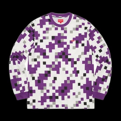 Supreme Small Box Long-Sleeve Tee 'Purple Digi Camo'