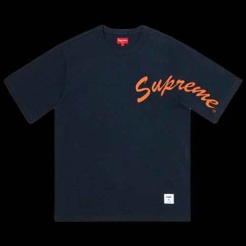 Supreme Shoulder Arc Short-Sleeve Top 'Navy'