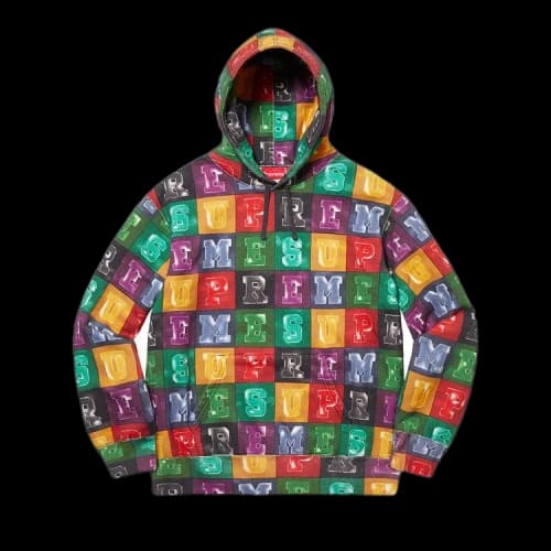 Supreme Blocks Hooded Sweatshirt 'Multi'