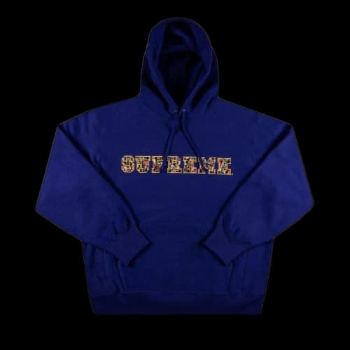 Supreme Jewels Hooded Sweatshirt 'Dark Royal'