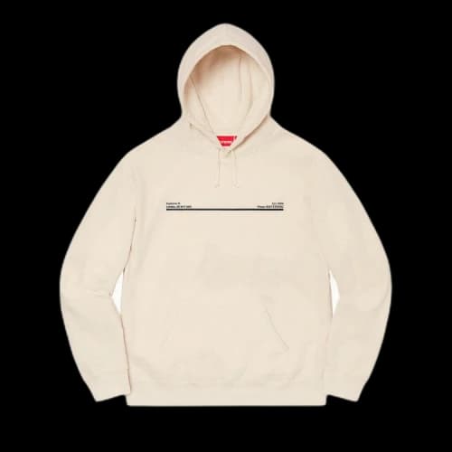 Supreme Shop Hooded Sweatshirt - New York 'Natural'