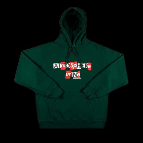 Supreme x ANTIHERO Hooded Sweatshirt 'Dark Green'