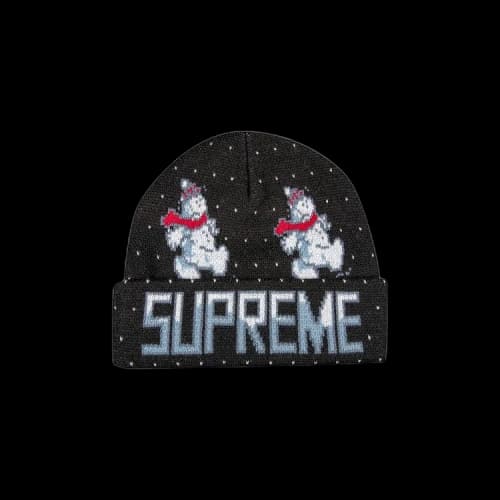 Supreme Snowman Beanie 'Black'