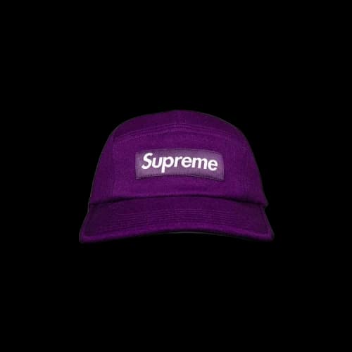 Supreme Wool Camp Cap 'Purple'