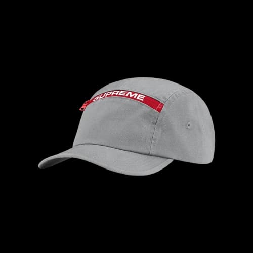 Supreme Top Zip Camp Cap 'Grey'