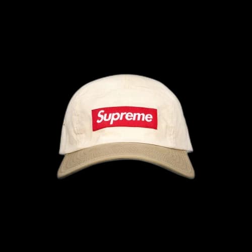 Supreme Waxed Cotton Camp Cap 'Natural'