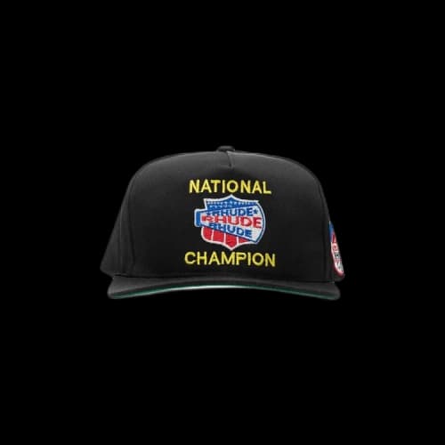 Rhude National Champion Hat 'Black'