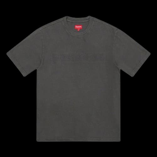 Supreme Embossed Vines Short-Sleeve Top 'Black'
