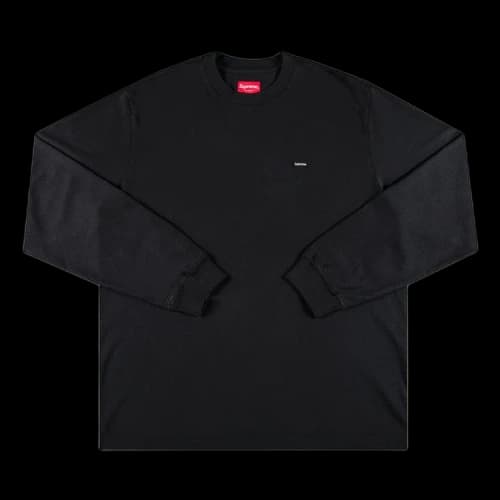 Supreme Small Box Long-Sleeve Tee 'Black'