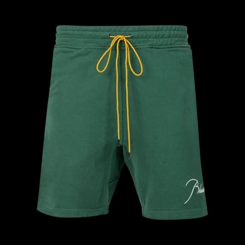 Rhude Signature Logo Terry Short 'Green'
