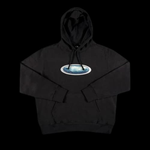 Supreme x The North Face Lenticular Mountains Hooded Sweatshirt 'Black'