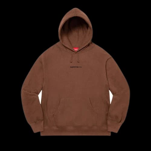 Supreme Number One Hooded Sweatshirt 'Dark Brown'