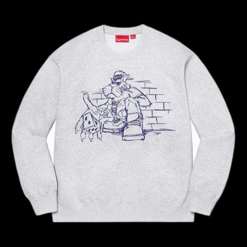 Supreme Dice Crewneck 'Ash Grey'