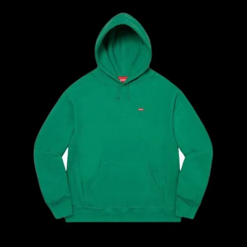 Supreme Small Box Hooded Sweatshirt 'Light Pine'