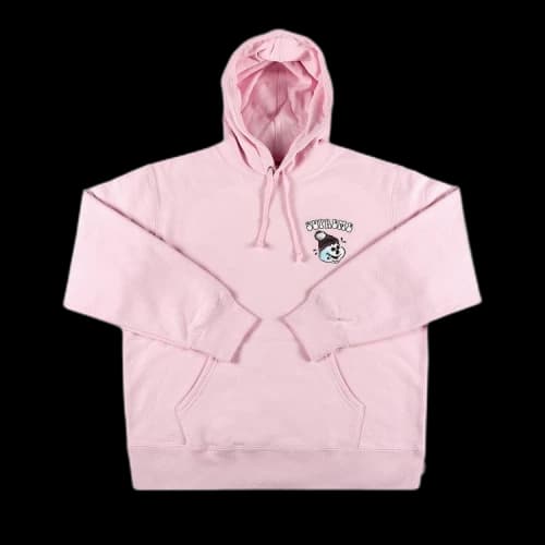 Supreme Snowman Hooded Sweatshirt 'Light Pink'
