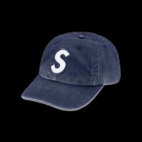 Supreme Pigment Print S Logo 6-Panel 'Black'