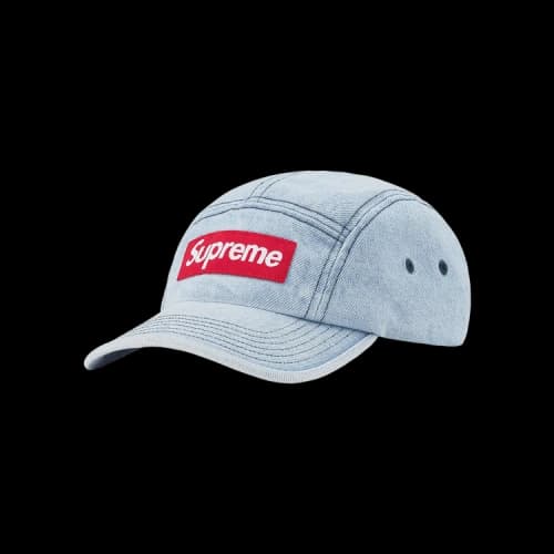 Supreme Denim Camp Cap 'Washed Blue'