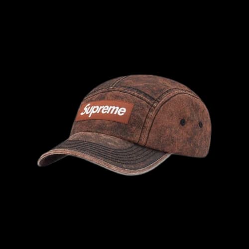 Supreme Washed Cordura Camp Cap 'Coral'