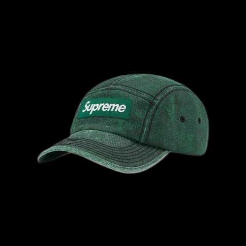 Supreme Washed Cordura Camp Cap 'Dark Green'