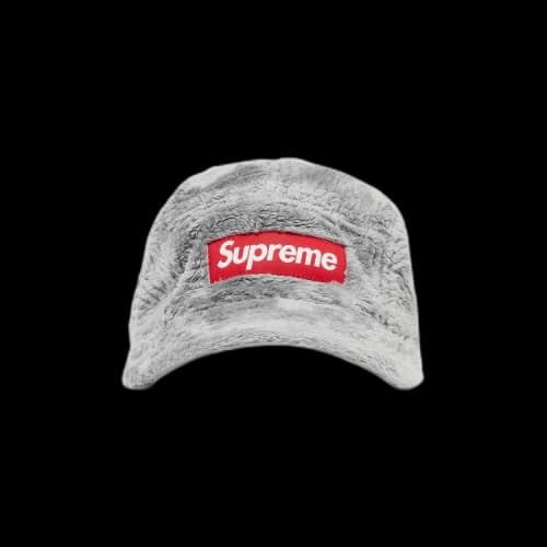 Supreme Swirl Fleece Camp Cap 'Grey'