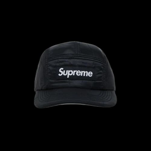 Supreme Quilted Liner Camp Cap 'Black'