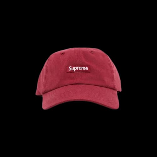 Supreme Brushed Cordura Small Box 6-Panel 'Burgundy'