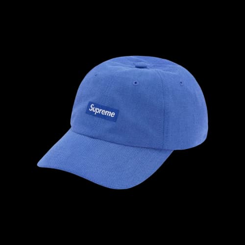 Supreme Brushed Cordura Small Box 6-Panel 'Royal'