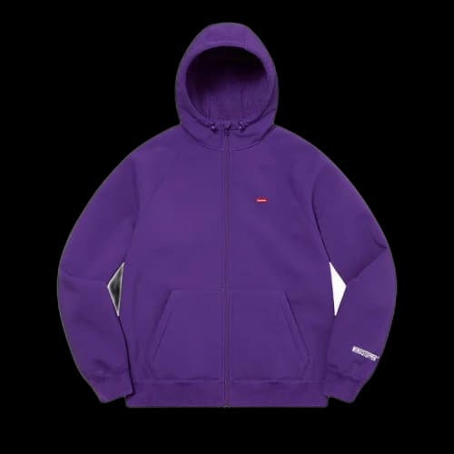 Supreme x WINDSTOPPER Zip Up Hooded Sweatshirt 'Dark Purple'