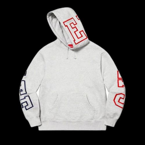 Supreme State Hooded Sweatshirt 'Ash Grey'