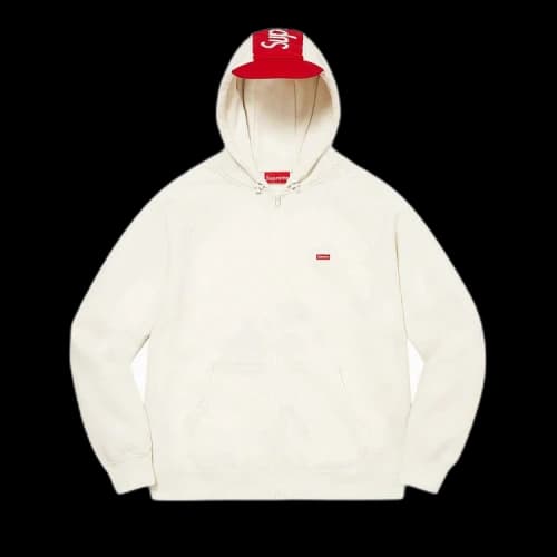 Supreme Brim Zip Up Hooded Sweatshirt 'Stone'