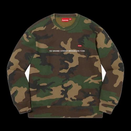 Supreme Small Box Shop Crewneck - Brooklyn 'Camo'