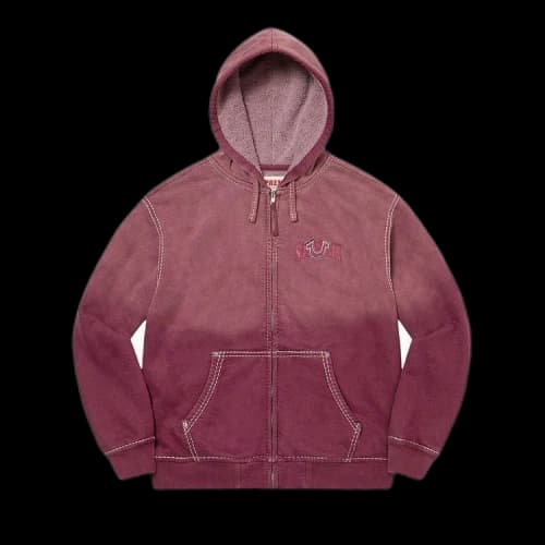 Supreme x True Religion Zip Up Hooded Sweatshirt 'Eggplant'