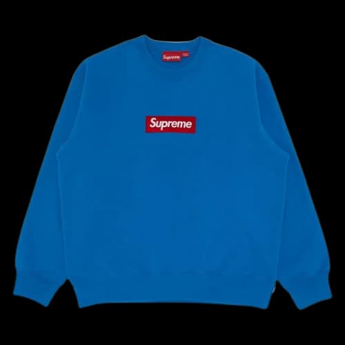 Supreme Box Logo Crewneck 'Blue'