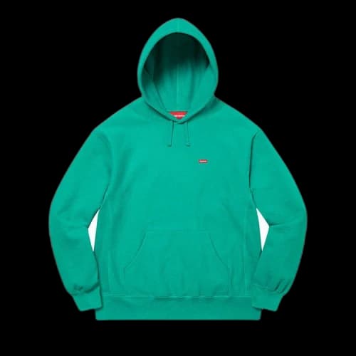 Supreme Small Box Hooded Sweatshirt 'Dark Aqua'
