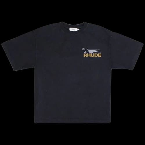 Rhude Eagle Logo Tee 'Vintage Black'