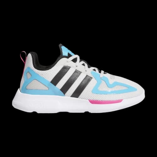 adidas ZX 2K Flux Little Kid 'White Signal Cyan'
