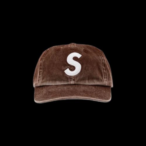 Supreme Pigment Print S Logo 6-Panel 'Brown'